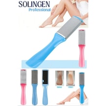 Solingen Ocean Profesyonel İki Yönlü Topuk Törpüsü Paslanmaz Çelik Pedikür Topuk Ve Ayak Törpüsü