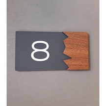 Wooden Serisi Pleksi Kapı Numarası (512037815)