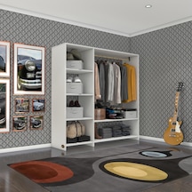 Kenzlife giysi dolabı mükremin 150*150*40 byz gardırop