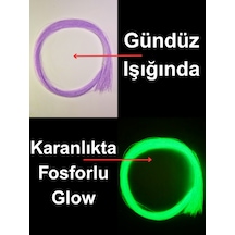 Ea genset Mor Fosforlu Glow Çapari Simi Jig Yapım Malzemesi