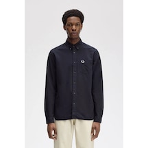 Fred Perry Erkek Lacivert Logolu Oxford Gömlek Çok Renkli