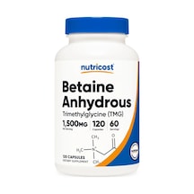 Betaine Anhyfrous + Tmg 1,500 Mg 120 Capsules