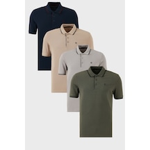 Bordo - Lacivert - Haki