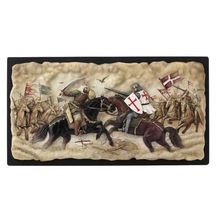 Veronese Müslüman Haçlı Hıttin Savaşı Tablo Figür 42cm