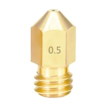 Koodmax 3d Yazıcı Printer Mk8 Extruder 1.75mm / 0.5mm Baskı Kafası Pirinç Nozzle