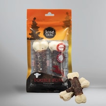 Jose Dog Double Bone Kuzu Etli Sargı Kemik 2'li 12 CM