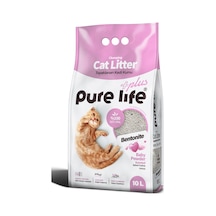 Pure Life Plus Bebek Pudralı Kalın Bentonit Kedi Kumu 10 L