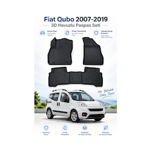 Fiat Qubo 2011 Karbon Desenli Premium 3d Havuzlu Oto Paspas