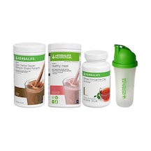 Aylık Ekonomik Set 1 Çikolatalı X1 Ahududu Shake X100 Gr Çay X Shaker