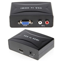 Vga To Hdmi Ses Çıkış Destekli Çevirici Dönüştürücü Adaptör