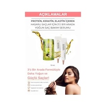 Deoproce Protein, Keratin, Elastin İçeren Hasarlı Saçlar Için 3&apos Ü Bir Arada Yoğun Saç Bakım Serumu 10g