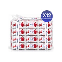 Biolly Red Rose Islak Mendil 100 Yaprak 12'li Paket 12'li Set