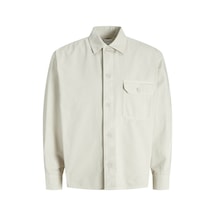 Jack & Jones Jack Jones Erkek Tek Cepli Uzun Kollu Gömlek 12279575 Bej