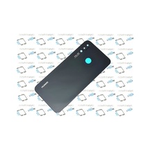 Tkgz - P20 Lite Arka Pil Kapağı (KAMERA LENSİ) SİYAH