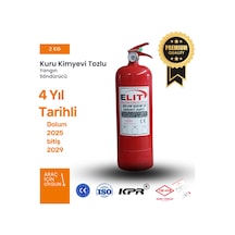 2 Kg Kuru Kimyevi Tozlu Yangın Söndürücü