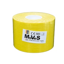 Moves Tape Sarı Renk Kinesio Tex Tabe 5X5 Sporcu Bandı.Ağrı Bandı