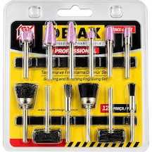 Dmax Dmx-4137 Taşlama Ve Fırçalama Gravür Seti 12 Parça