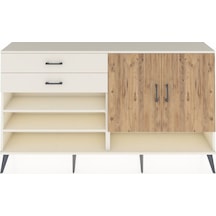 Arges Konsol 4 Raflı 2 Çekmeceli 2 Kapaklı 176x30x99 Aytaşı-çam/a Aytaşı-çam/aytaşı