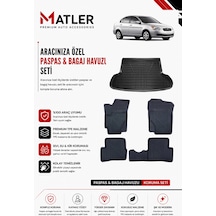 Hyundai Accent Era 2007 Model 4d Ekstra Havuzlu Paspas Ve Bagaj Havuzu Set
