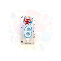 Simli Mum Rakam Mavi 6 -15623-b6