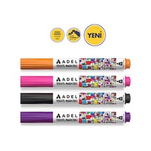 Adel Tekstil Markörü 4'Lü