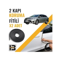 Toyota Avensis Station Wagon 2015-2018 Kapı Koruma Fitili-iki Kapı-siyah-bm1031