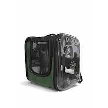 Premium Astronot Kedi Taşıma Sırt Çantası Xl Şeffaf Panelli