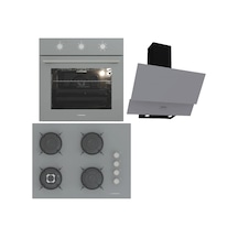 Termikel BO O6435C A + BH P7194C A + CH C6532C BA Antrasit Ankastre Set