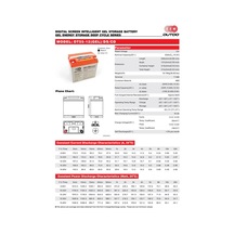 Akü Outdo Otd55 Ekranlı Port Çıkışlı Ds-ıgel Energy Storage Deep Cycle Vrla Gel 10hr 12v 56ah