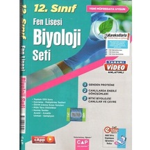 2025 Çap Yayınları 12. Sınıf Fen Lisesi Biyoloji Seti