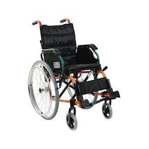 G305 Alüminyum Pediatrik Tekerlekli Sandalye 35 Cm Oturma Genişliği, 100 Kg Taşıma