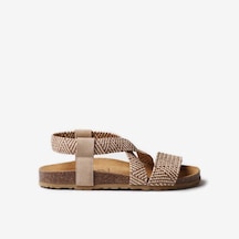 Sandalet Kadın Getxo Toni Pons Bıo Sandal Wıth Elastıc Straps Beige Bej
