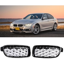 Bmw F30 2012-2018 Krom Daimond Ön Panjur Ön Böbrek