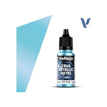 Vallejo 77112 18 Ml. Hydra Turquoise, Light, True Metallic Metal Tmm Serisi Model Boyası Renkli