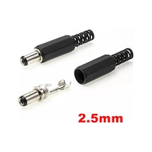 BuharaElektronik - Dc Erkek Jak Seyyar 2.5 MM 5.5 x 2.5M M Erkek Jak Fiş 5 Adet
