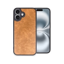 Apple iPhone Uyumlu 16 Plus Kılıf Aras Deri Kapak - Taba Bzsxx00 1