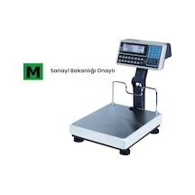 Tem 35x40 Cm. 150 Kg. Fiyat Hesaplamalı Baskül