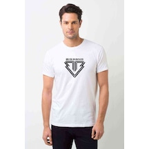 Big Bang Logo Baskılı Beyaz Erkek Tshirt