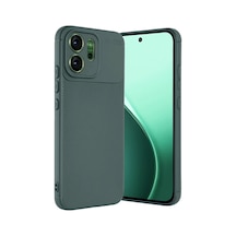 Oppo Reno 14f Uyumlu Auto Focus Karbon Kapak - Koyu Yeşil