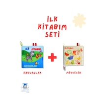 2'li Hışırtılı Kitap Seti: Hayvanlar ve Meyveler