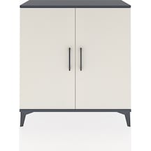 Arges Şifonyer 2 Raflı 2 Kapaklı 88x30x96 Antrasit-aytaşı Antrasit
