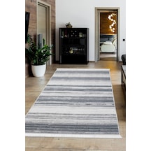 Dijidekor Halı Gri 9026 Cool Yıkanabilir Saçaklı Kesme İnce Y... Gri