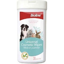 Bioline Petler İçin Özel Kutulu Islak Mendil 30'lu