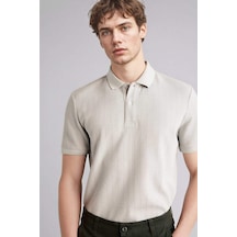 Defacto Kısa Kollu Polo Tişört F9818ax26spgr504 Gri-gr504
