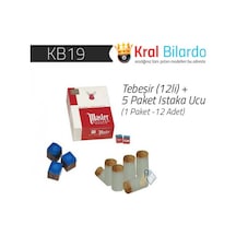 Leyaton Bilardo Tebeşiri ve Istaka Ucu Bilardo Seti