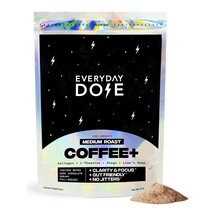 Everyday Dose 90 Mg Caffeıne,5000 Mg Collagen,l-theanine,chaga,lion's Mane Premium Coffee 30 Serving
