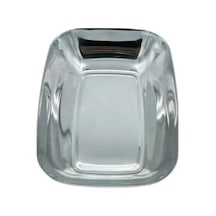 Paslanmaz Çelik Kayık Tabak Kase, 18/10-304 Çelik,17x12 Cm, Gümüş, Çerezlik, Meze Ve Salata Sunumu, 1 Adet