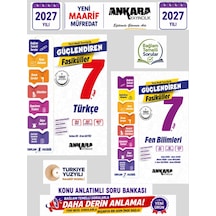 2027 7.sınıf Fen Bilimleri-türkçe Konu Anlatımlı Bağlam Temelli Soru Bankası Fasikül %100 Yeni Müfredat