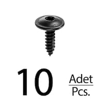 Volkswagen Golf Passat Beetle Cabrio Torx Tork İçin Davlumbaz Vida - 10 Adet