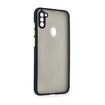 Samsung Galaxy Uyumlu, A11 Kılıf Montreal Silikon Kapak - Lacivert